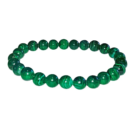 Bracelet Malachite perle 8mm
