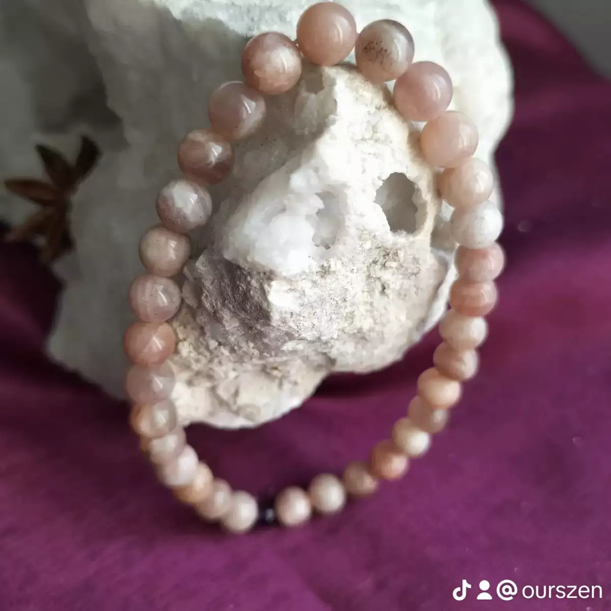 bracelet Pierre de Lune 6mm